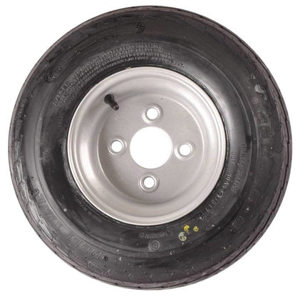 Kenda Roue complète 8 pouces 16.5x6.50-8 pneu + jante - Opel diamètre de trou : 4x100 - 6PR - 360 kg - 60 mm diamètre moyeu