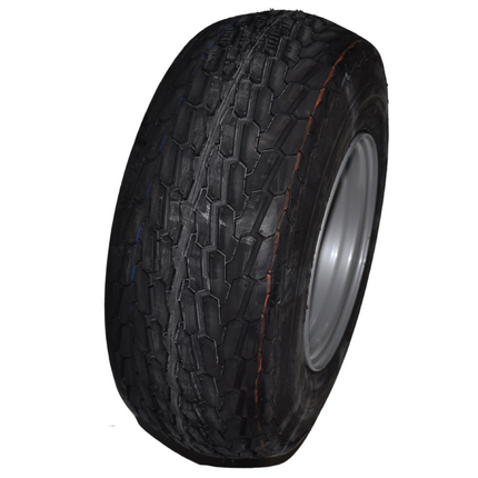 Kenda Roue complète 8 pouces 16.5x6.50-8 pneu + jante - Opel diamètre de trou : 4x100 - 6PR - 360 kg - 60 mm diamètre moyeu