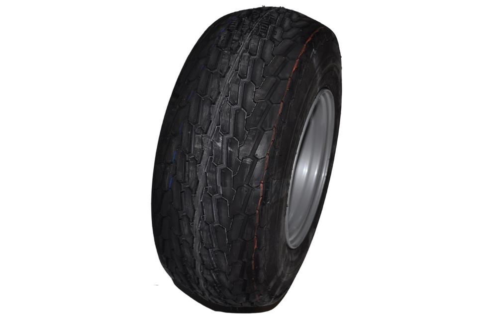 Kenda Roue complète 8 pouces 16.5x6.50-8 pneu + jante - Opel diamètre de trou : 4x100 - 6PR - 360 kg - 60 mm diamètre moyeu