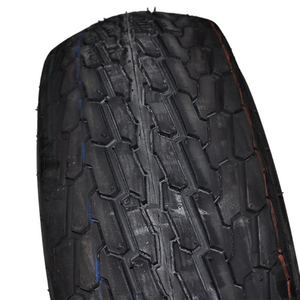 Kenda Roue complète 8 pouces 16.5x6.50-8 pneu + jante - Opel diamètre de trou : 4x100 - 6PR - 360 kg - 60 mm diamètre moyeu