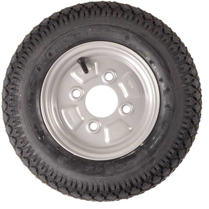 Kenda Roue complète 8 pouces - 3.50-8 pneu + jante - Opel diamètre de trou : 4x100 - 4PR - 170 kg - 60 mm diamètre du moyeu