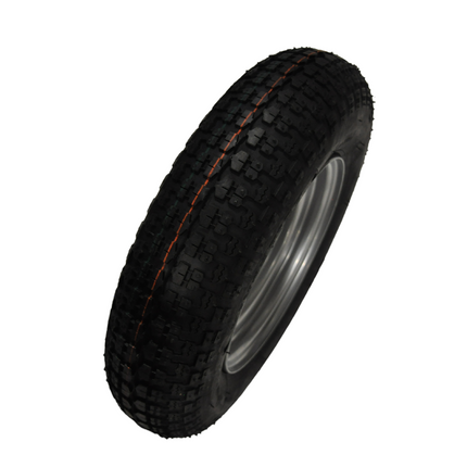 Kenda Roue complète 8 pouces - 3.50-8 pneu + jante - Opel diamètre de trou : 4x100 - 4PR - 170 kg - 60 mm diamètre du moyeu