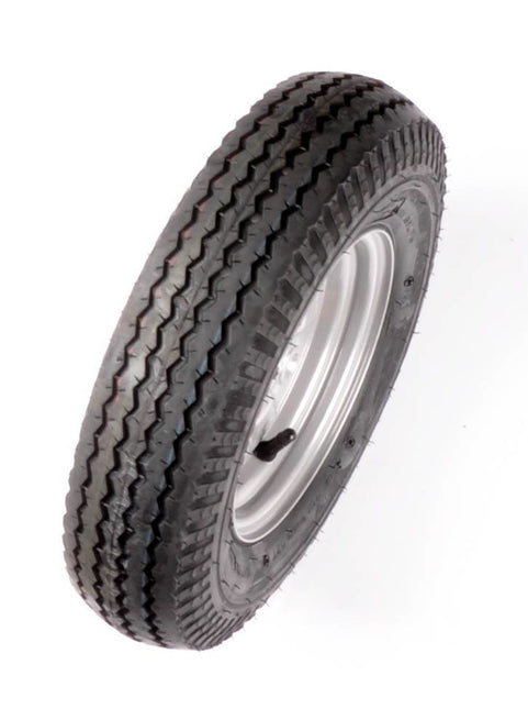 Kenda Roue complète 8 pouces 4.00-8 pneu + jante - Opel diamètre de trou : 4x100 - 6PR - 335 kg - 60 mm diamètre du moyeu