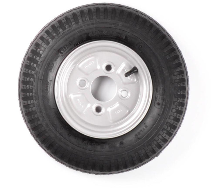 Kenda Roue complète 8 pouces - pneu 4.00-8 + jante - Opel diamètre de trou : 4x100 - 4PR - 265 kg - 60 mm diamètre du moyeu