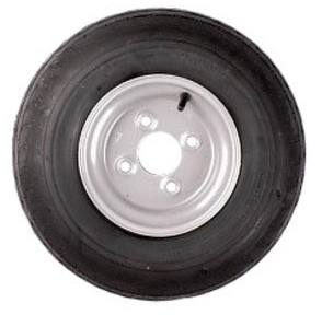 Kenda Roue complète 8 pouces - pneu 5.70/5.00-8 + jante - Opel diamètre de trou : 4x100 - 6PR - 412 kg - 57 mm de diamètre de moyeu