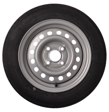 Kenda Roue complète de remorque - 135/80R13 - entraxe : 4x100 - capacité de charge : 335 kg - diamètre du moyeu : 57 mm