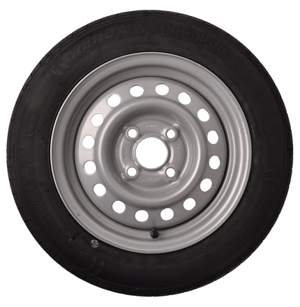 Kenda Roue complète de remorque - 135/80R13 - entraxe : 4x100 - capacité de charge : 335 kg - diamètre du moyeu : 57 mm