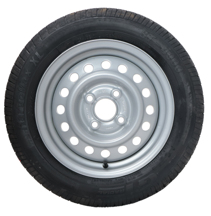 Kenda Roue complète de remorque - 145/70R13 - entraxe : 4x100 - capacité de charge : 425 kg - diamètre du moyeu : 57 mm