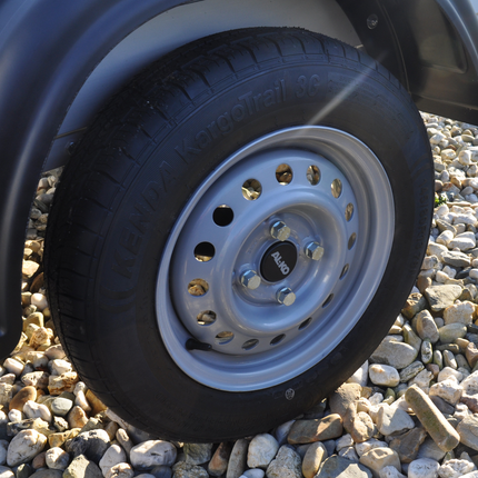 Kenda Roue complète de remorque - 145/80R13 - entraxe : 4x100 - capacité de charge : 425 kg - diamètre du moyeu : 57 mm