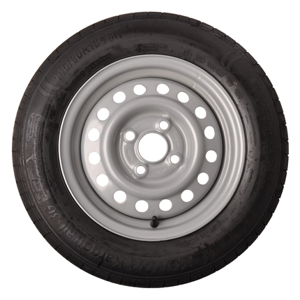 Kenda Roue complète de remorque - 145/80R13 - entraxe : 4x100 - capacité de charge : 425 kg - diamètre du moyeu : 57 mm