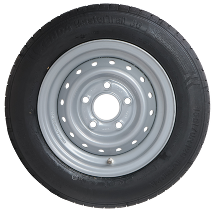 Kenda Roue complète de remorque - 155/70R12C - entraxe : 5x112 - capacité de charge : 900 kg - diamètre du moyeu : 67 mm