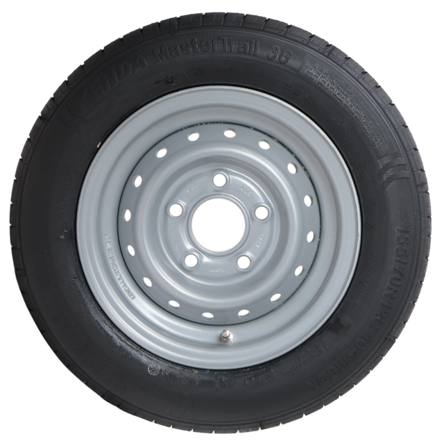Kenda Roue complète de remorque - 155/70R12C - entraxe : 5x112 - capacité de charge : 900 kg - diamètre du moyeu : 67 mm