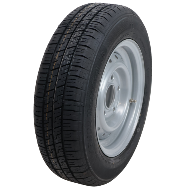 Kenda Roue complète de remorque - 155/70R12C - entraxe : 5x112 - capacité de charge : 900 kg - diamètre du moyeu : 67 mm