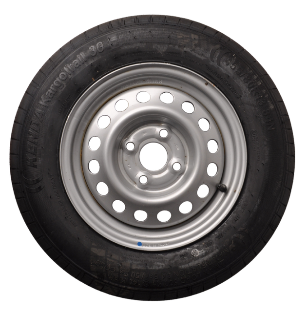 Kenda Roue complète de remorque - 155/80R13 - entraxe : 4x100 - capacité de charge : 500 kg - diamètre du moyeu : 57 mm