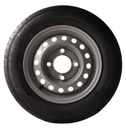 Kenda Roue complète de remorque - 155/80R13 - entraxe : 4x130 - capacité de charge : 500 kg - diamètre du moyeu : 85 mm