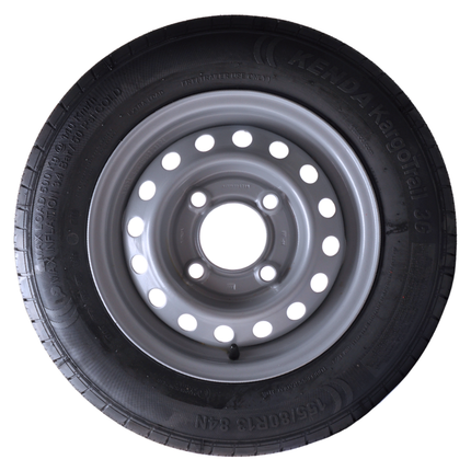 Kenda Roue complète de remorque - 155/80R13 - entraxe : 4x130 - capacité de charge : 500 kg - diamètre du moyeu : 85 mm