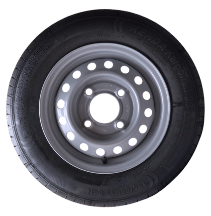 Kenda Roue complète de remorque - 155/80R13 - entraxe : 4x130 - capacité de charge : 500 kg - diamètre du moyeu : 85 mm