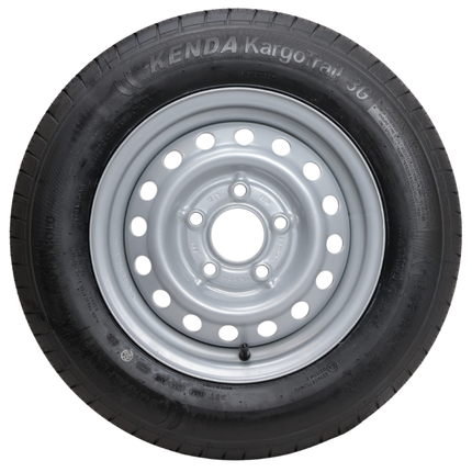 Kenda Roue complète de remorque - 155/80R13 - entraxe : 5x112 - capacité de charge : 500 kg - diamètre du moyeu : 67 mm
