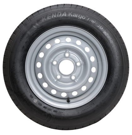 Kenda Roue complète de remorque - 155/80R13 - entraxe : 5x112 - capacité de charge : 500 kg - diamètre du moyeu : 67 mm