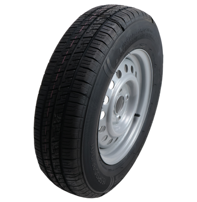 Kenda Roue complète de remorque - 165R13C - entraxe : 4x100 - capacité de charge : 600 kg - diamètre du moyeu : 57 mm