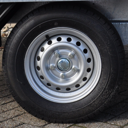 Kenda Roue complète de remorque - 165R13C - entraxe : 5x112 - capacité de charge : 710kg - diamètre du moyeu : 67 mm