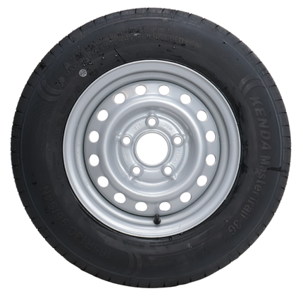Kenda Roue complète de remorque - 165R13C - entraxe : 5x112 - capacité de charge : 710kg - diamètre du moyeu : 67 mm
