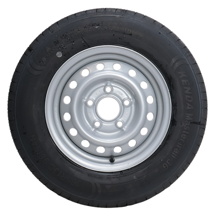 Kenda Roue complète de remorque - 165R13C - entraxe : 5x112 - capacité de charge : 710kg - diamètre du moyeu : 67 mm