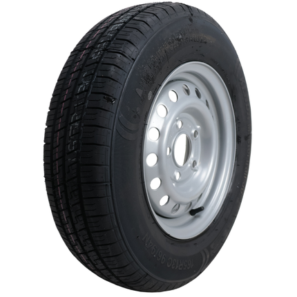 Kenda Roue complète de remorque - 165R13C - entraxe : 5x112 - capacité de charge : 710kg - diamètre du moyeu : 67 mm