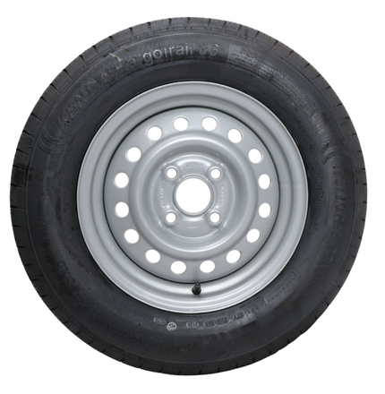 Kenda Roue complète de remorque - 175/70R13 - entraxe : 4x100 - capacité de charge : 530 kg - diamètre du moyeu : 57 mm