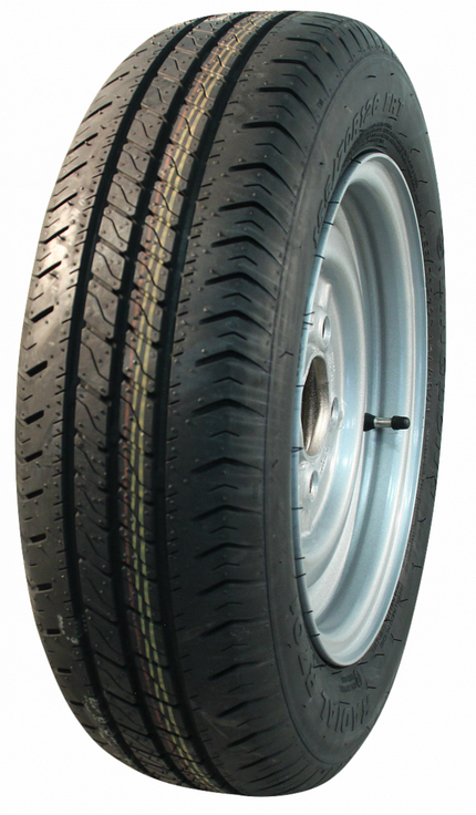 Kenda Roue complète de remorque - 175/70R13 - entraxe : 4x130 - capacité de charge : 530 kg - diamètre du moyeu : 85 mm