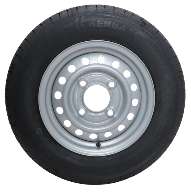 Kenda Roue complète de remorque - 175/70R13 - entraxe : 4x130 - capacité de charge : 530 kg - diamètre du moyeu : 85 mm