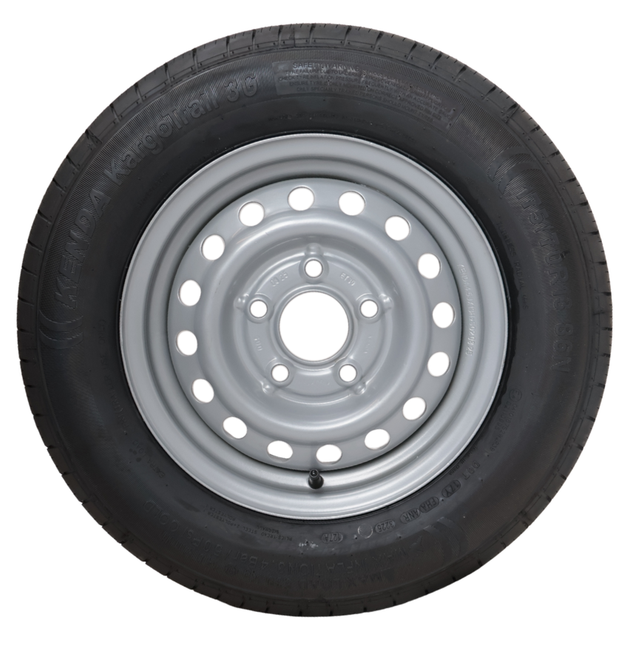 Kenda Roue complète de remorque - 175/70R13 - entraxe : 5x112 - capacité de charge : 530 kg - diamètre du moyeu : 67 mm
