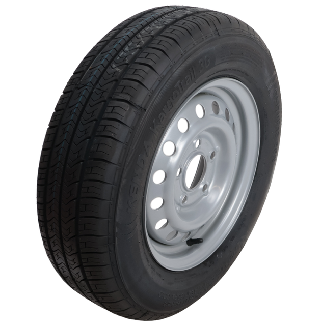 Kenda Roue complète de remorque - 175/70R13 - entraxe : 5x112 - capacité de charge : 530 kg - diamètre du moyeu : 67 mm
