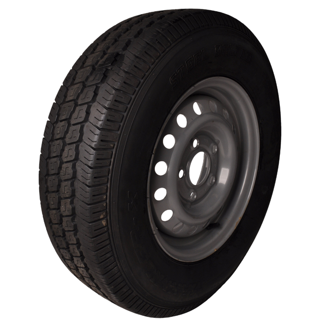 Kenda Roue complète de remorque - 175/80R13C - entraxe : 5x112 - capacité de charge : 730 kg - diamètre du moyeu : 67 mm