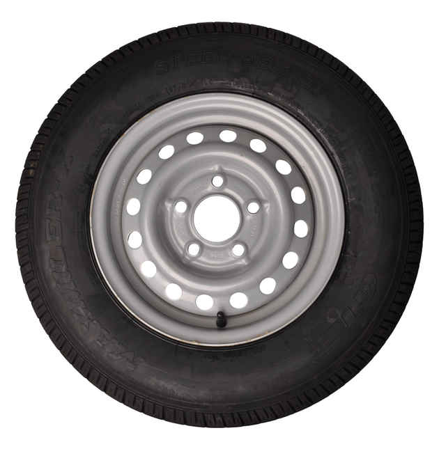 Kenda Roue complète de remorque - 175/80R13C - entraxe : 5x112 - capacité de charge : 730 kg - diamètre du moyeu : 67 mm