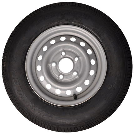 Kenda Roue complète de remorque - 175R13C - entraxe : 5x112 - capacité de charge : 730 kg - diamètre du moyeu : 67 mm