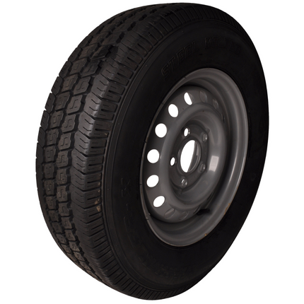 Kenda Roue complète de remorque - 175R13C - entraxe : 5x112 - capacité de charge : 730 kg - diamètre du moyeu : 67 mm