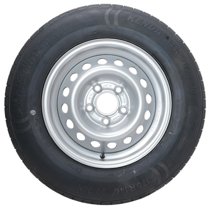 Kenda Roue complète de remorque - 175R14C - entraxe : 5x112 - capacité de charge : 775 kg - diamètre du moyeu : 67 mm