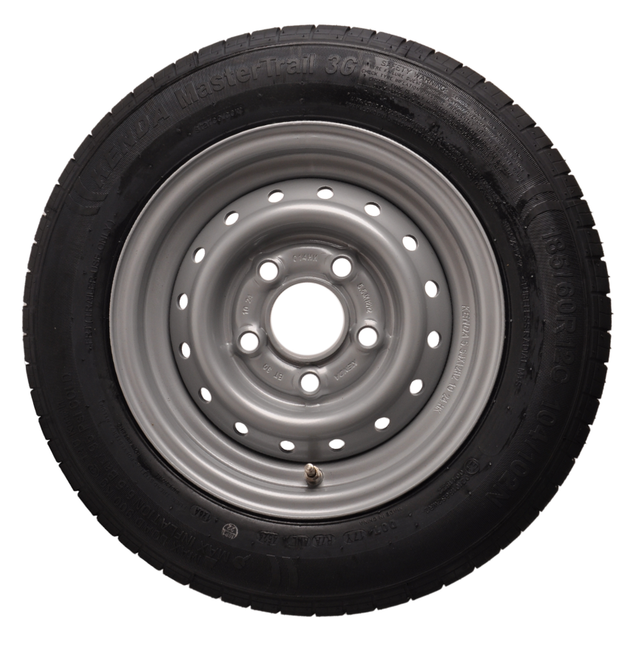Kenda Roue complète de remorque - 185/60R12C - entraxe : 5x112 - capacité de charge : 900 kg - diamètre du moyeu : 67 mm