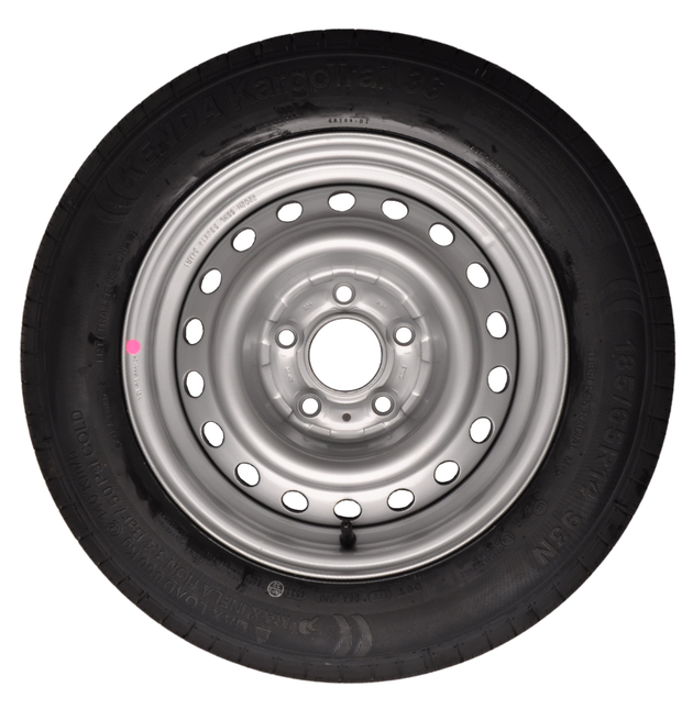Kenda Roue complète de remorque - 185/65R14 - entraxe : 5x112 - capacité de charge : 650kg - diamètre du moyeu : 67 mm