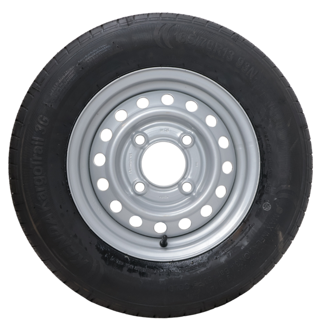 Kenda Roue complète de remorque - 185/70R13 - entraxe : 4x130 - capacité de charge : 530 kg - diamètre du moyeu : 85 mm