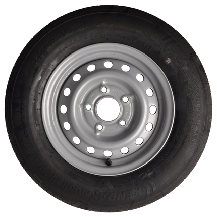 Kenda Roue complète de remorque - 185/70R13 - entraxe : 5x112 - capacité de charge : 650kg - diamètre du moyeu : 67 mm