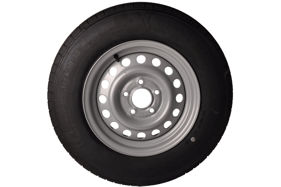 Kenda Roue complète de remorque - 185R14C - entraxe : 5x112 - capacité de charge : 900 kg - diamètre du moyeu : 67 mm