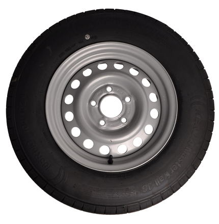 Kenda Roue complète de remorque - 185R14C - entraxe : 5x112 - capacité de charge : 900 kg - diamètre du moyeu : 67 mm