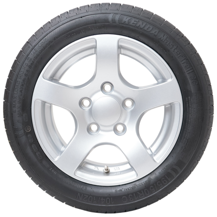 Kenda Roue complète de remorque - 195/50R13 - jante en alliage léger - entraxe : 5x112 - capacité de charge : 900 kg - diamètre du moyeu : 67 mm - ET30
