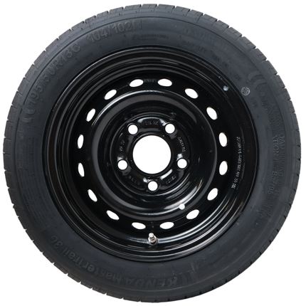 Kenda Roue complète de remorque - 195/50R13C - jante noir - entraxe : 5x112 - capacité de charge : 900 kg - diamètre du moyeu : 67 mm