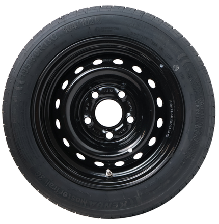 Kenda Roue complète de remorque - 195/50R13C - jante noir - entraxe : 5x112 - capacité de charge : 900 kg - diamètre du moyeu : 67 mm