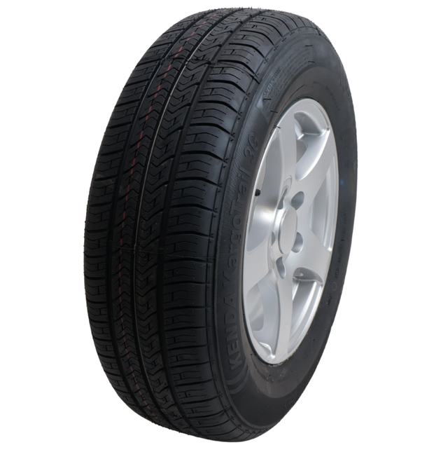 Kenda Roue complète de remorque - 195/70R14 - jante en alliage léger - entraxe : 5x112 - capacité de charge : 750 kg - diamètre du moyeu : 67 mm - ET30