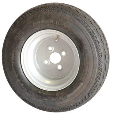 Kenda Roue complète de remorque - 20.5x8.00-10 - entraxe : 4x100 - capacité de charge : 750 kg - diamètre du moyeu : 60 mm - 10PR