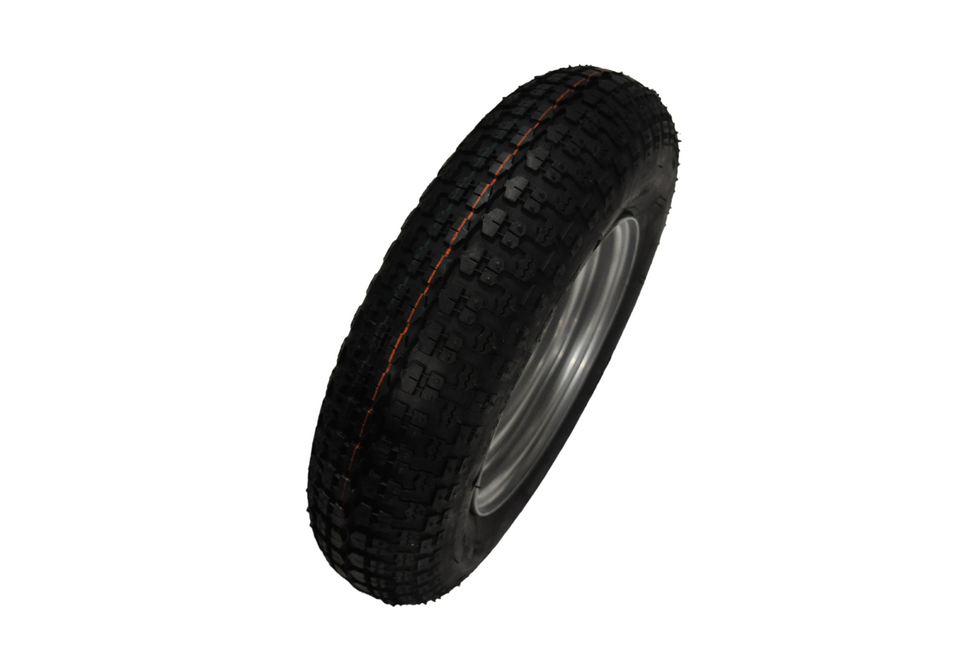 Kenda Roue complète de remorque - 3.50-8 - entraxe : 4x100 - capacité de charge : 170 kg - diamètre du moyeu : 57 mm - 4PR